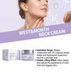 Crème hydratante pour le cou, soin doux respectueux de la peau, peau douce du visage et du cou, crème de massage rafraîchissante et hydratante pour le visage et le cou 50g