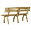 VidaXL Banc de jardin 160 cm Bois de pin imprégné