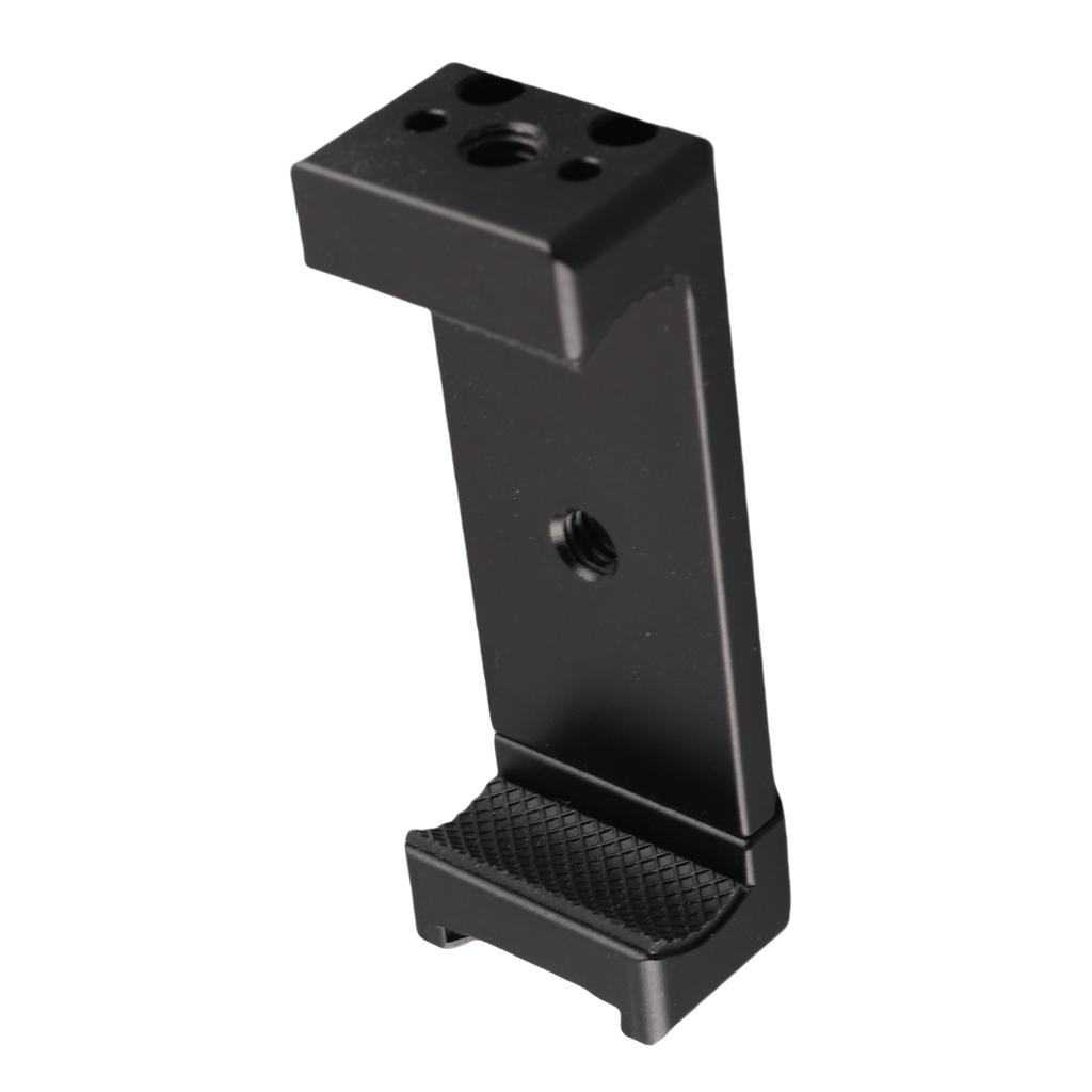 Universal All‑Metal Mobile Phone Clamp with 1 4 in Screw Holes Tripod Mount Adapter Adjustable Width