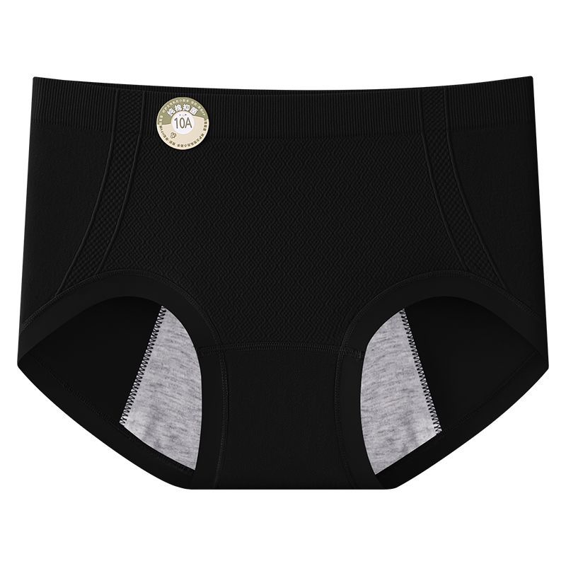 Damen Frühling und Herbst Menstruationsperiode Anti-Seitenleck Atmungsaktive Antibakterielle Schritt Taille Dreieck Slips