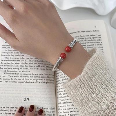 Červené Punkové Bohemské Náramky Dámská Móda Retro Kreativní Otevírací Šperky Doplňky Náramek Párty