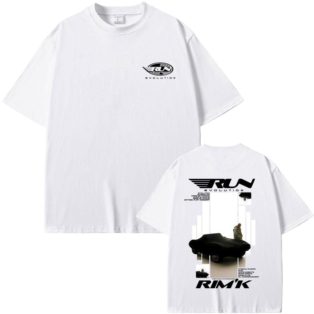Rapper RimK Run Album Graphic Tshirt Unisex Women Hip Hop Fashion Pop Music Tshirt Male Casual Cotton Vintage T Shirt Streetwear