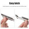 Stainless Steel Tea Strainer Tea Diffuser Hot Tea Strainer Hanging Handle Type Filter Stick for Loose Tea Leaves