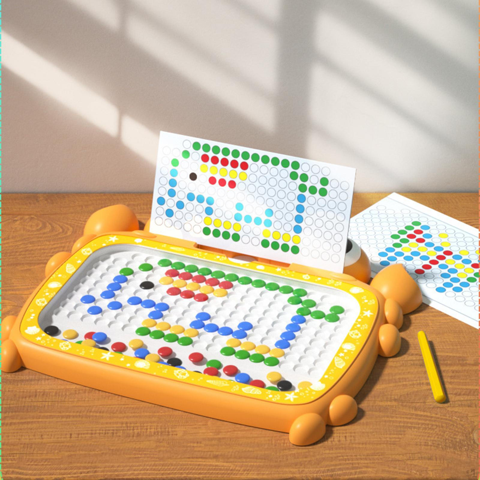 

Большая доска для рисования, детский рисунок для малышей 4 лет, подарок для вечеринки, 116 зеленых бусин 50 Beads orange