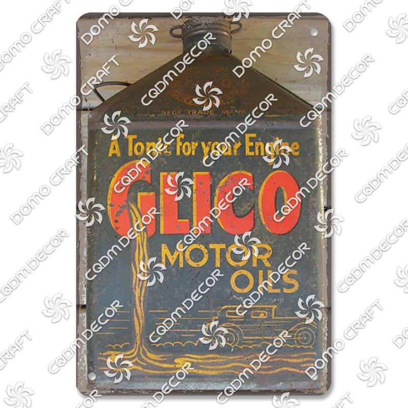 Motor Oil Poster Vintage Metal Plate Energol Oilzum Car Parts Oil Change Metal Tin Signs Wall Decor Garage Club Man Cave