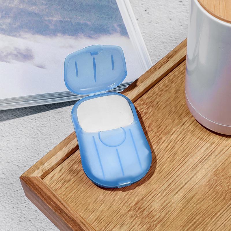 Portable Mini Soap Tablets - Disposable Travel Hand Washing Sheets