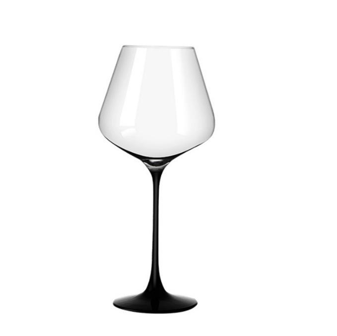 Custom Luxury Elegant Hand Blown Crystal Long Stem Goblet Burgundy Glass Gin Tonic Balloon Glasses for Wedding Restaurant