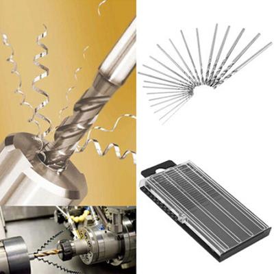 20 Pcs Mini HSS High Speed Steel Twist Drill Bit Set Tool Craft With Case