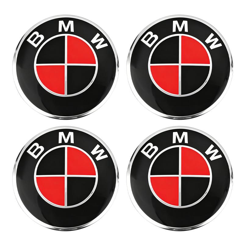 4Pcs 56mm Wheel Center Caps Emblem Badge Interior Sticker Accessories For BMW G80 G06 G07 G42 SD47 G14 G15 G16 F82 F20 F21 F83 M2 M3