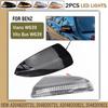 2PCS Turn Signal Light Side Mirror Indicator Blinker for Mercedes Benz C Class W204 S204 Viano Vito W639 ML W164 White LED DRL