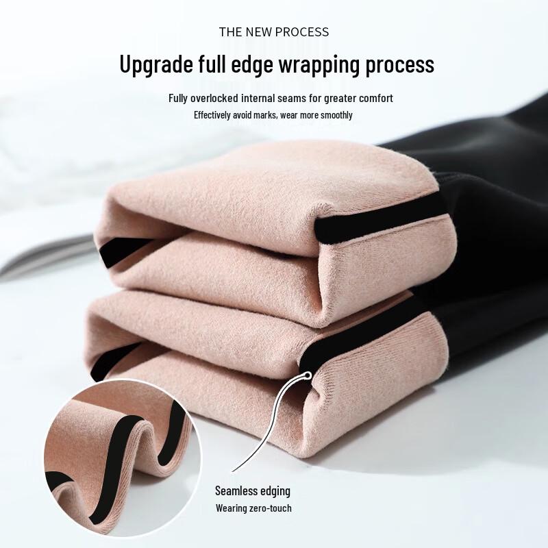 Langsha Women's High-Waist Thermal Shark Skin Leggings