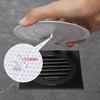 6Pcs MultiPurpose Bathroom Drain Filter Plastic Hair Strainer Universals Shower Drain Cover for Hair Clog Prevention