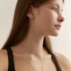 Lewe [6mm+10mm Pearl Earrings Included] Repeat Heart Necklace