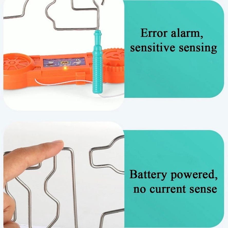 1 Pcs Electric Shock Toy For Kids Adults Children Study Supplies Toys Touch Maze Game Party Funny Game Science Experiment Toys
