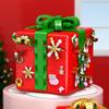 Creative Merry Christmas Mechanism Box Santa Claus Building Blocks Snowman Xmas Tree MOC Bricks Toys For Children Christmas Gift