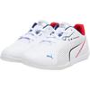 Puma Bmw MDrift Cat 11 Kinder Niedrige Freizeitschuhe Vielseitiger Komfort Weiß Jugendliche 308864-02