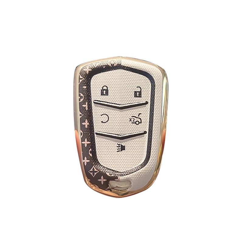 Cadillac Key Case with Buckle for XT5, CT5, XT4, XTS, CT6, ATS, LXT6, CT4