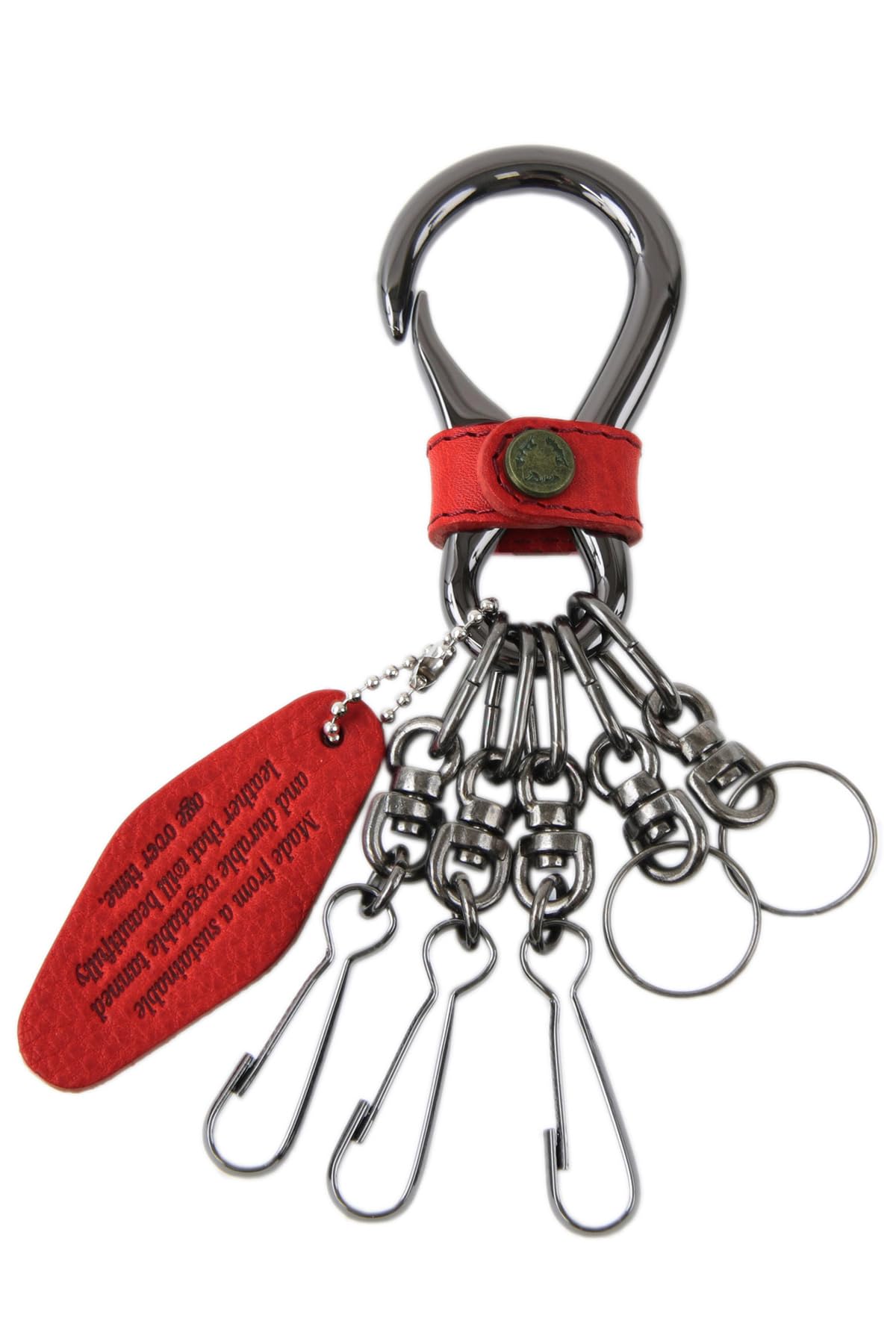 

Dakota Black Label Keychain Minerva Axorio 0637002 Men s Red BL-637002-30