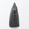 MUJI Wrinkle Nylon Gusset Pouch Dark Gray S 16.5×11×6 Cm