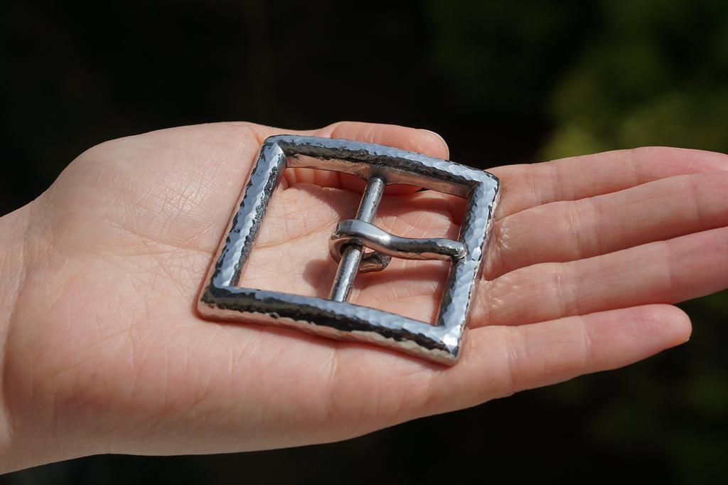 Kokoungkuan Stainless Steel Belt Japanese Width Silver Men's Buckle, Style, 40mm,