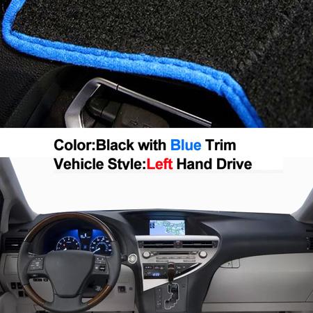 2 Layers Car Inner Dashboard Cover For LEXUS New RX270 RX350 RX450 2009- 2011 2012 2013 2014 Dash Mat Sun Shade Pad Car Styling