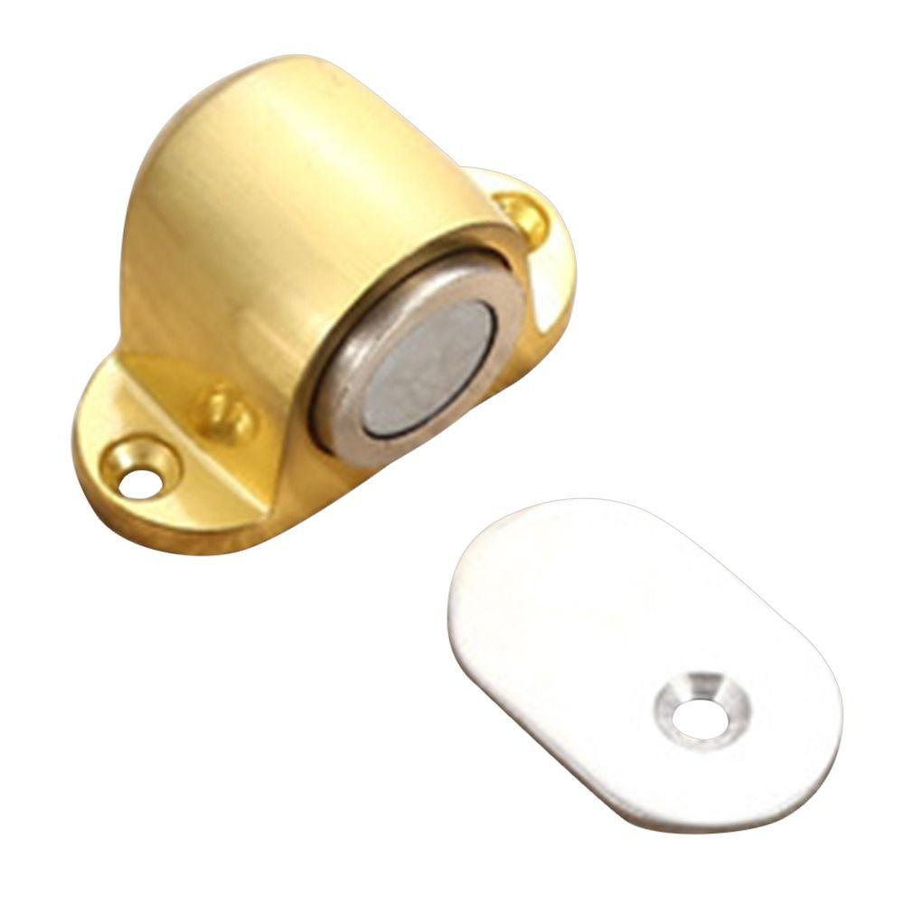 Floor-mounted Magnetic Door Stopper Strong Magnetic Door Suction Door Stop  Hardware