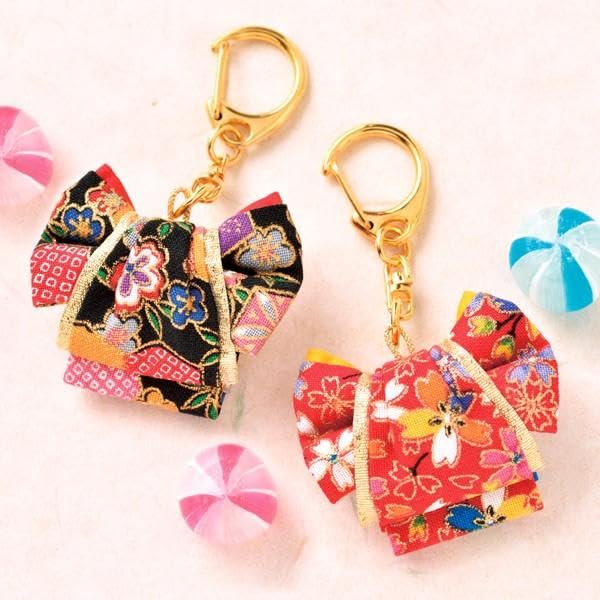 Panami Takagi Fiber Craft Kit "Japanese Keychain Mini Obi LH-118"