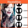 Realistic Halloween Vampire Fangs Teeth Kit With Solid Adhesive And Customizable Sizes