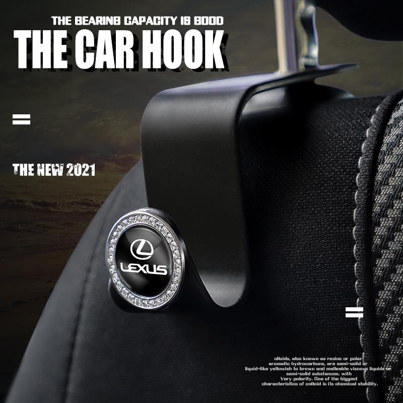 AIY1 Car Seat Hooks Rear Seat Storage Bracke Accessories For Lexus F SPORT GS IS LS LX CT LC RC LBX NX RX 350h 450h ES UX 300e GX460