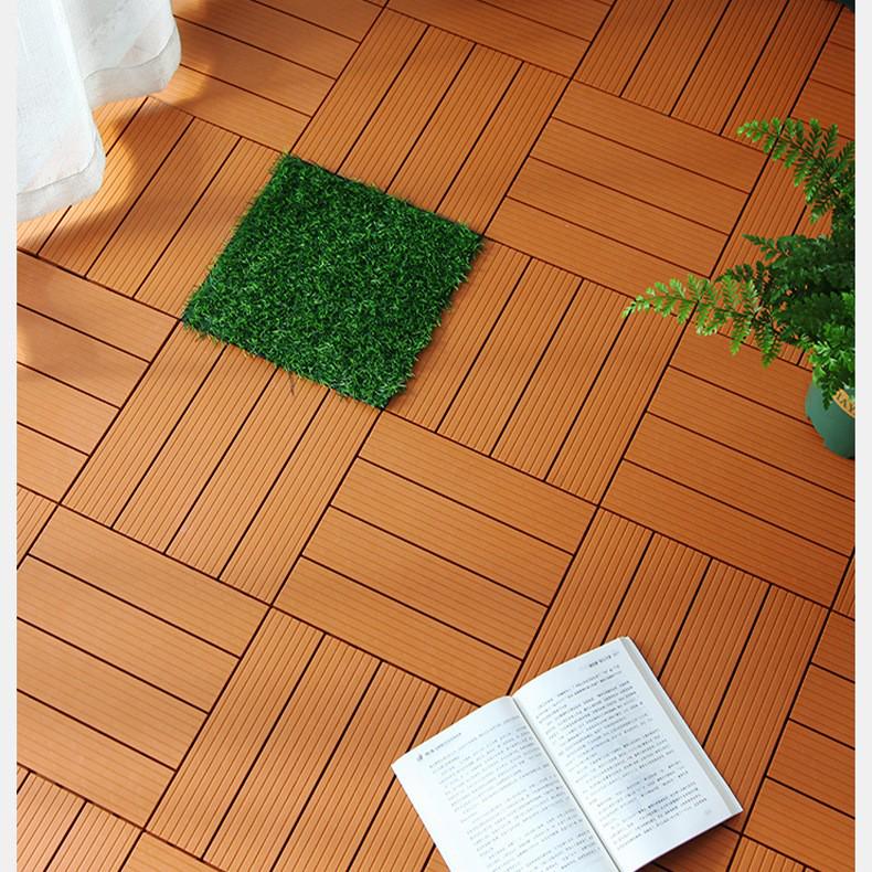 Pavimentazione per Terrazze in PVC Grande ad Incastro - Ecologica, Anticorrosiva, Facile da Installare da Soli