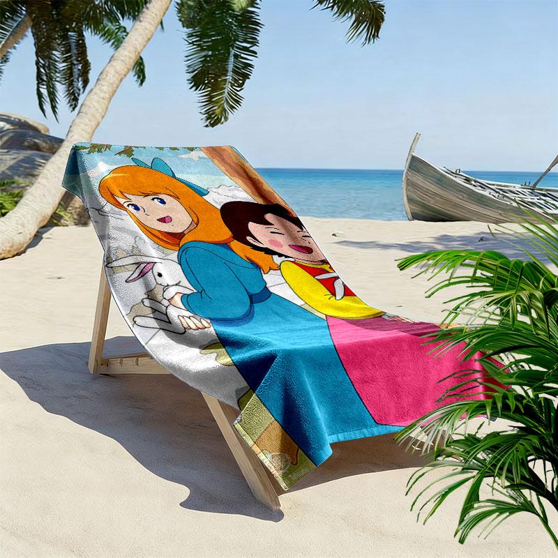 Toalla de Playa Heidi, Toalla Grande Suave de Secado Rápido para Playa Camping Natación