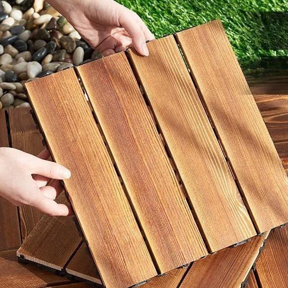 Деревянные напольные плитки из акации, interlocking, плитка для террасы, терраса, сад, напольное покрытие у бассейна, декор для улицы, декор для сада для улицы 1pc