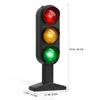 Voice Traffic Light Signs Figurine Traffic Light Lamp Base Simulation Road Light Safe Traffic Lamp Home Transportation Ornaments