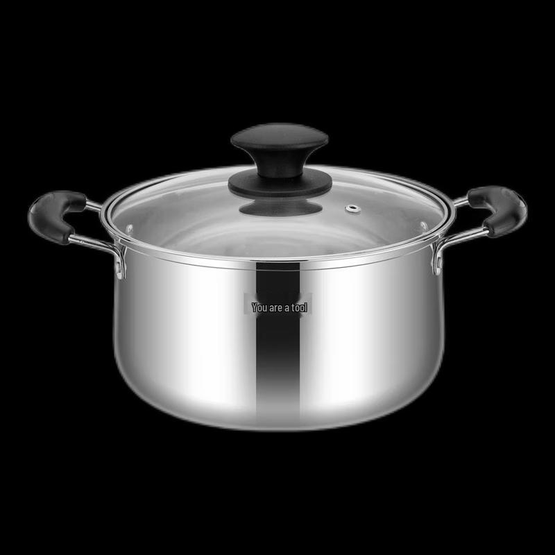 Bernice Stainless Steel Double-Handled Soup Pot