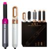 5-In-1Hair Dryer  Electric Hair Comb Negative Ion Straight Curler Brush Blow Dryer Air Comb Removable Brush Kit Tool