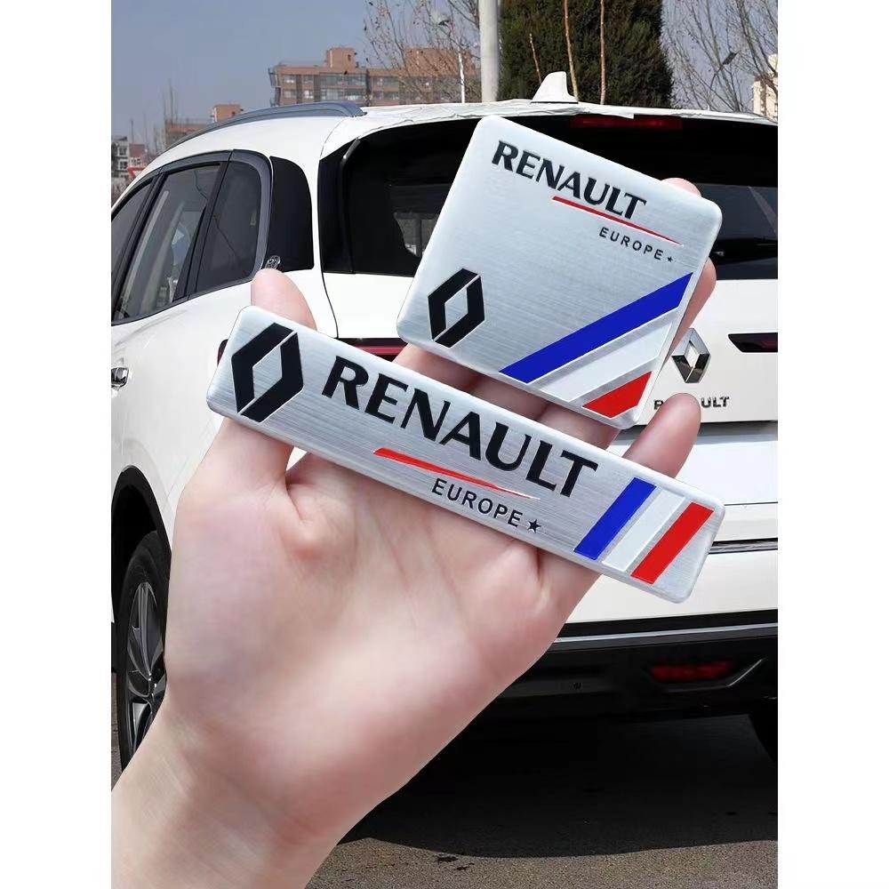 3D Car Metal Emblem Badge Car Body Trunk Badge Stickers Decal For Renault Megane 2 3 4 Twingo Clio Talisman Captur Trafic Kwid T111