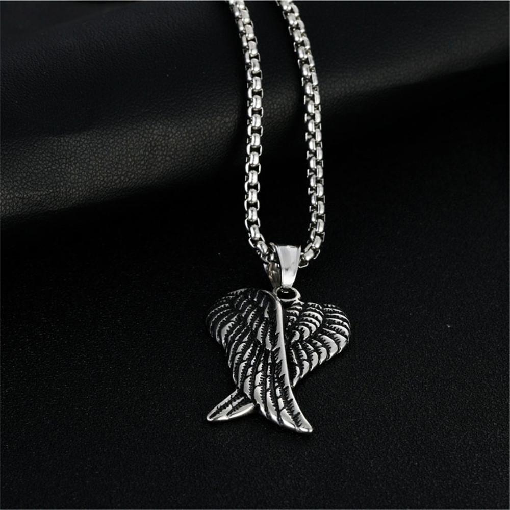 New Arrival Couple Jewelry Fashionable Distressed Angel Necklace