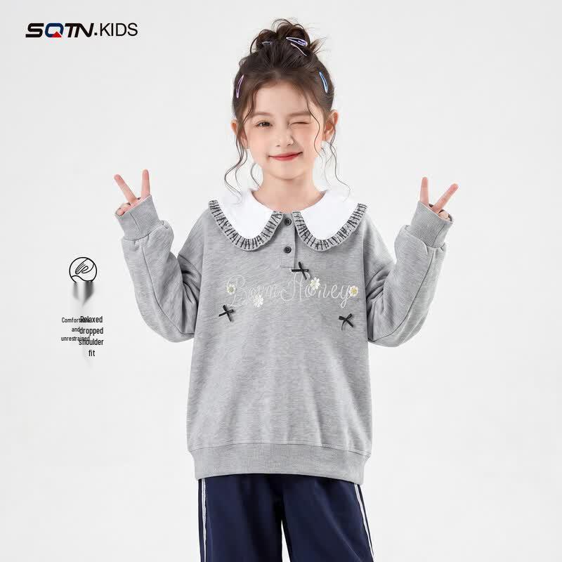 Magic Childhood Girls Casual Lapel Sweatshirt EU 35