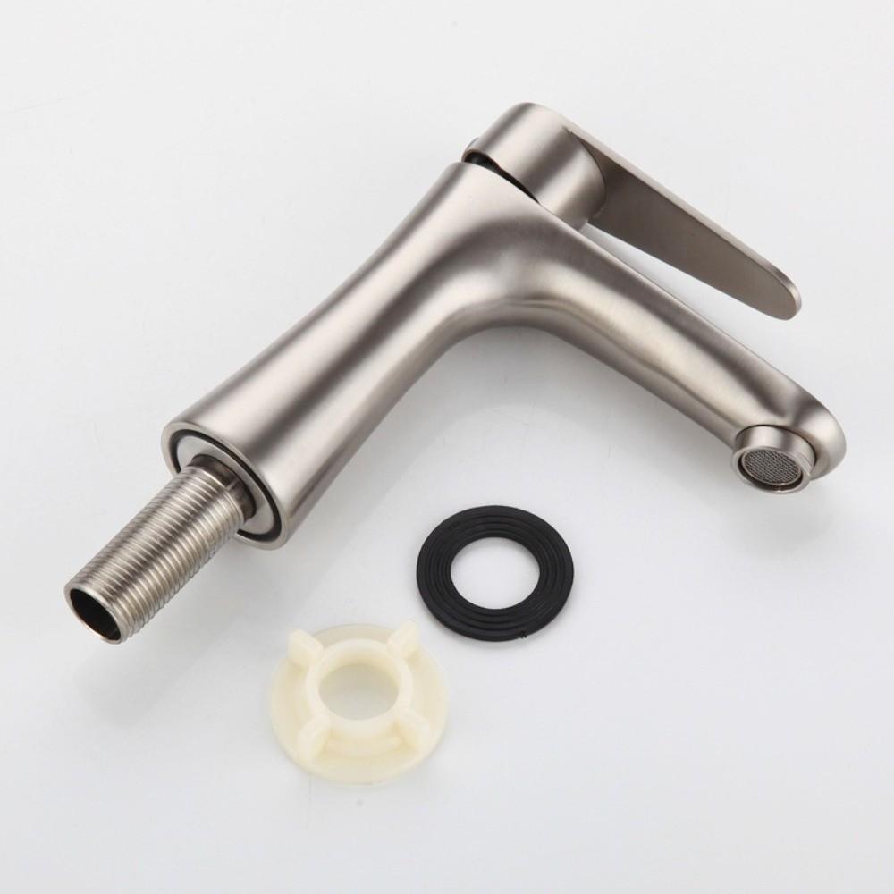 Single Handle Stainless Steel Faucet Anti-Leakage Washing Machine Faucet  Bathroom Fixture