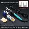 80W Temperature-Controlled Electric Soldering Iron for Household Repairs and Welding