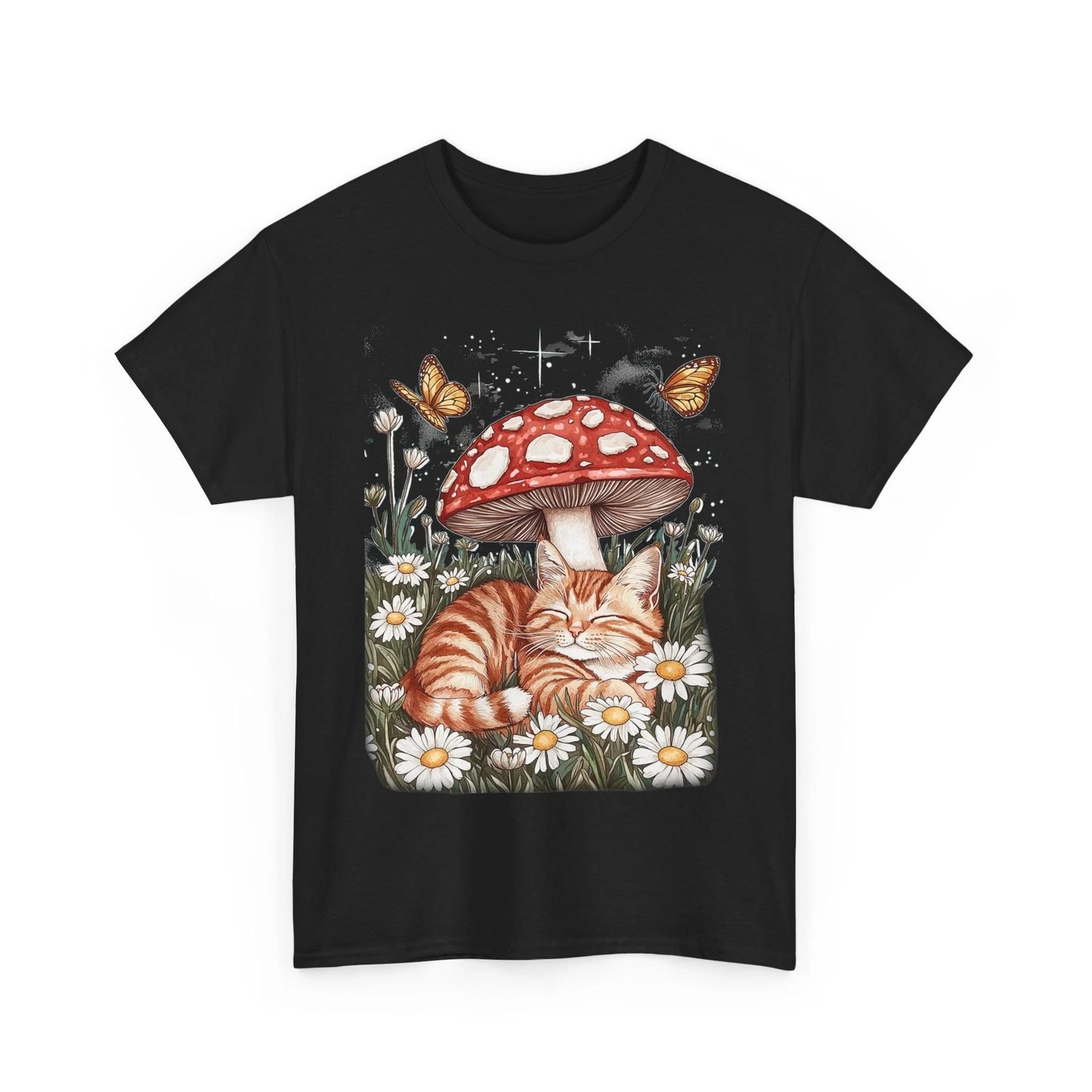 Футболка для любителей кошек для мужчин и женщин – Милый смешной графический принт с кошкой S
