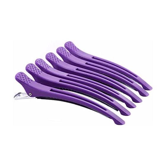 Set of 6 Dakar Hairpins Hair Clips for Hairdressers Beautiful Hair Tools Hair Ornaments for Hair Styling (Purple)
