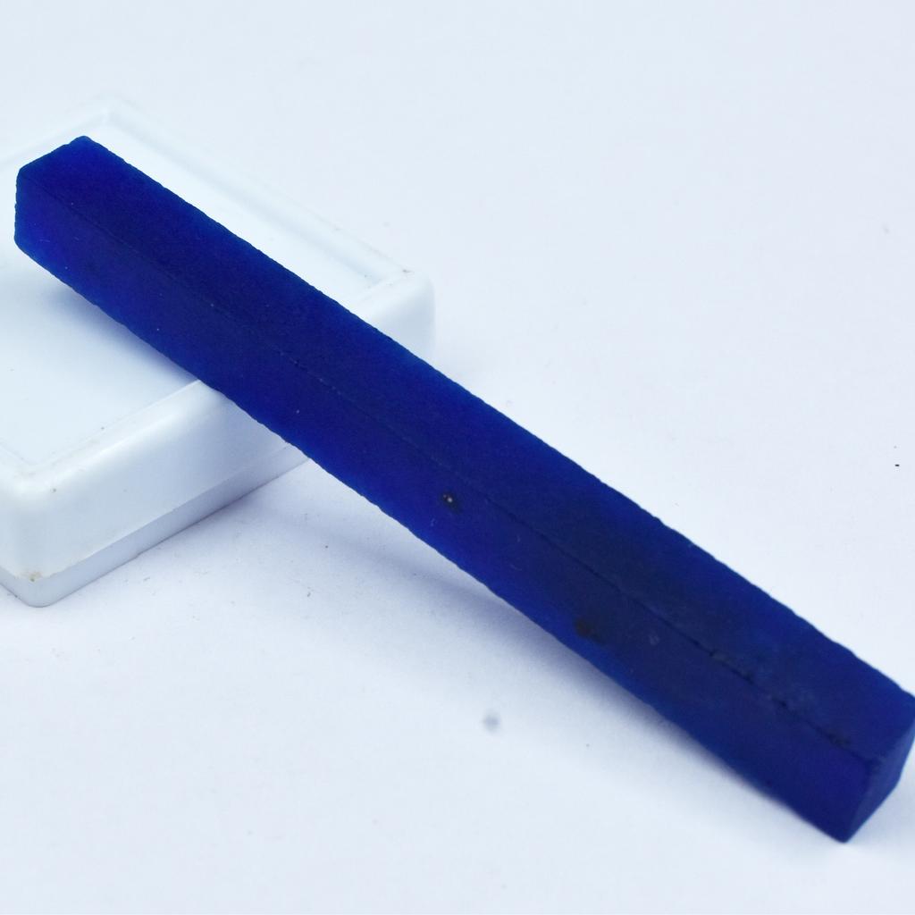 Blue Rough Sapphire 62.45 Carat Natural Uncut Rough CERTIFIED Loose Gemstone AR-2334