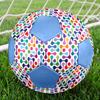 1pc Colorful Abstract Blue Background Outdoor Sports Football, Size 5, Comfortable And Durable Feel, Ideal Gift for Christmas/Birthday Yy26060496