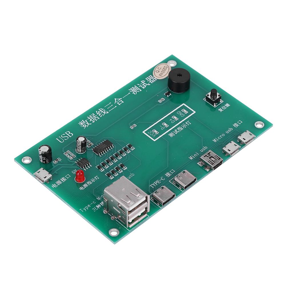 3 In 1 Data Wire Test Fixture Precise Type CMini USBMicro USB USB Cable Triad Tester