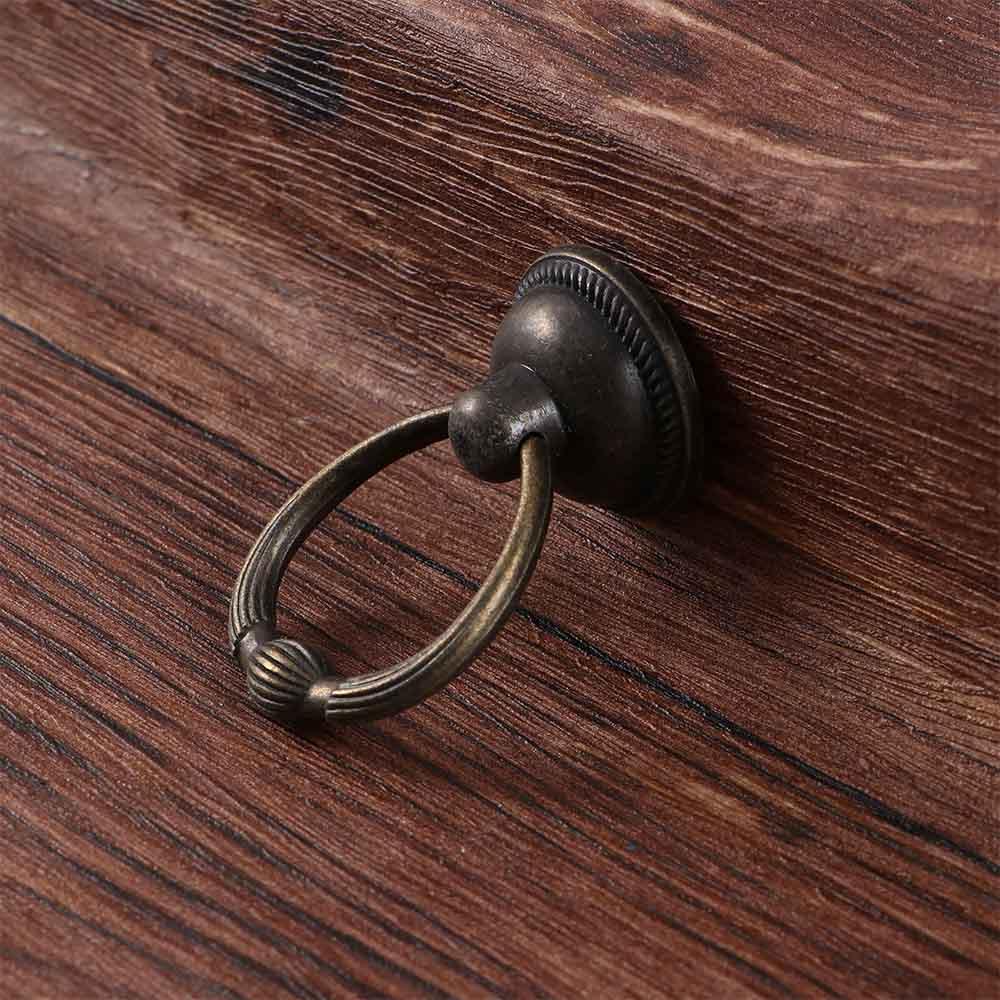 Hardware Pulls Handles Cupboard Doll House Cabinet Knobs Furniture Handles Ring Handles Drawer Pull