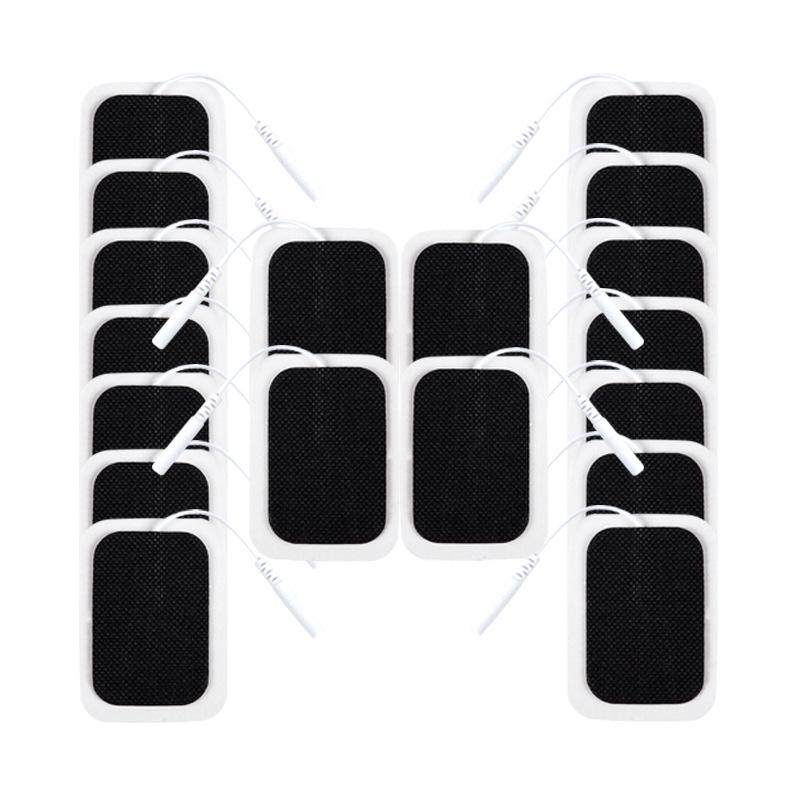 4x6cm Therapeutic Lead Wire Electrode Pads, Non-Woven Massage Accessory