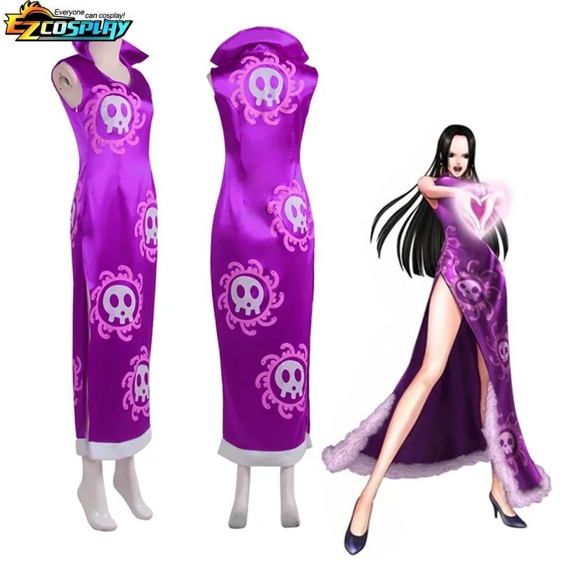 Karalienes Boa Hancock Cosplay Tērps Anime