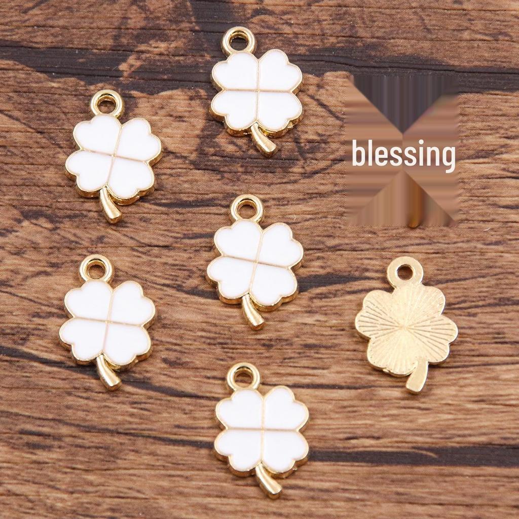 4-Color European & American Alloy Flower Pendant Charm, 12x18mm