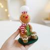 Christmas Gingerbread Man Desktop Ornament Cookie Scene Decoration